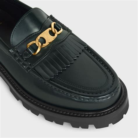 celine margaret loafer with triomphe chain|CELINE MARGARET LOAFER WITH TRIOMPHE CHAIN in .